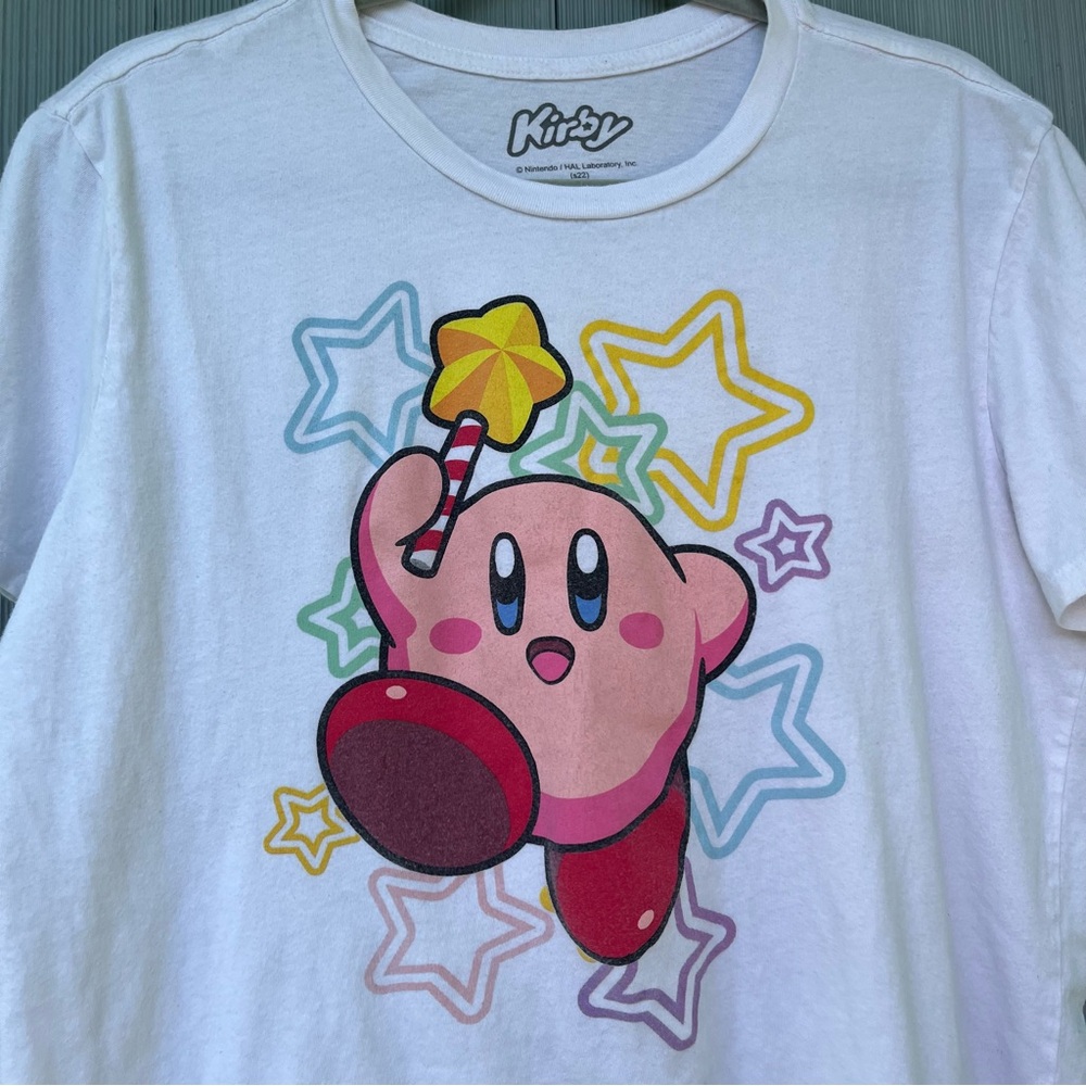 Kirby Classic Vintage Nintendo Graphic Tshirt Mens size Medium